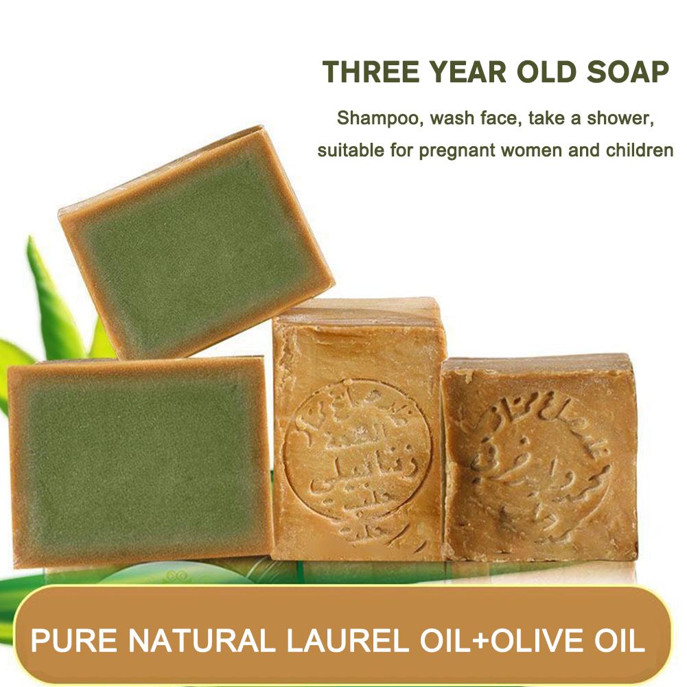 Face Wash Mens - Olive Oil Soap Handcrafted Facial Body