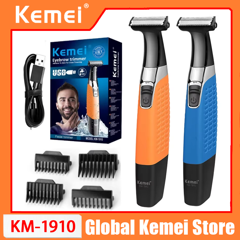 Face Wash Mens - Kemei KM-1910 Rechargeable Electric Shaver Beard