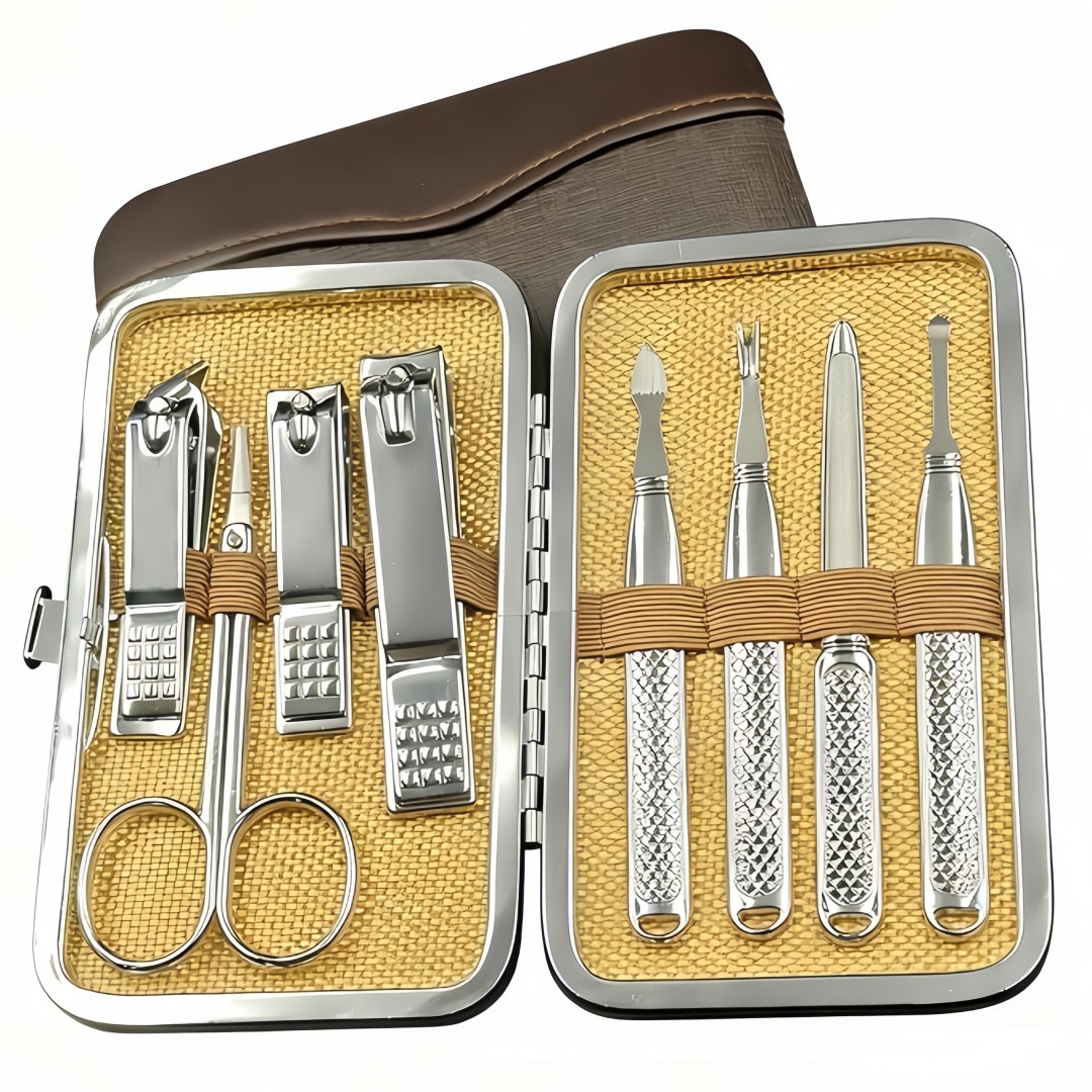 Manicure Set for Men and Women - огляд і ціна Mens Grooming Kit Case