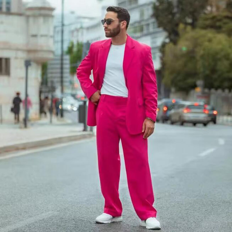 Latest Design Fuchsia Men Suit - огляд і ціна Men'S Grooming Kits