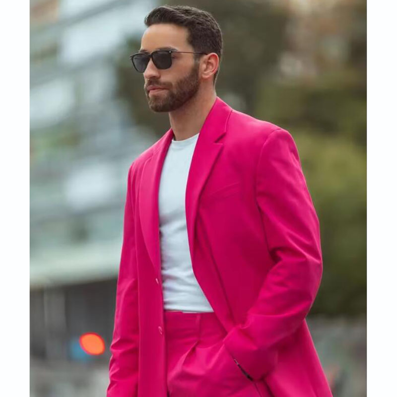 Latest Design Fuchsia Men Suit - огляд і ціна Men'S Grooming Kits