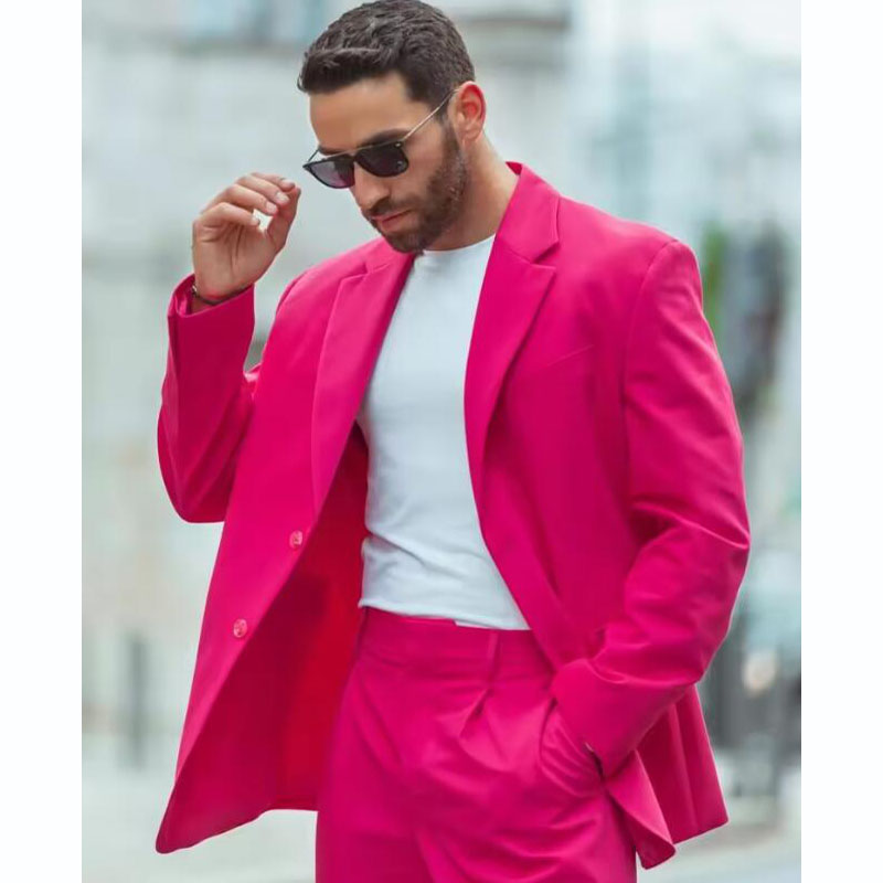 Latest Design Fuchsia Men Suit - огляд і ціна Men'S Grooming Kits