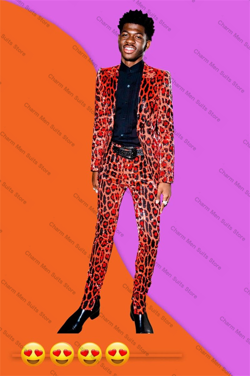 Leopard Sequins Men Suits Set  - огляд і ціна Men'S Grooming Kits