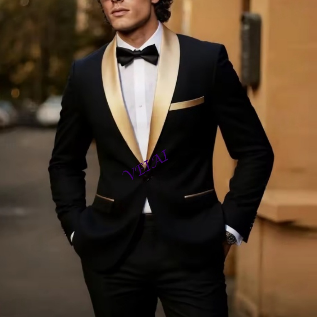 CustomizedNew Gold Lapel Black - огляд і ціна Men'S Grooming Daily