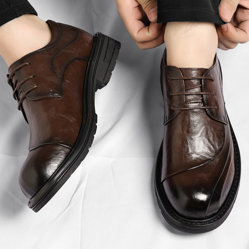 Brown Burnished Genuine Leathe - огляд і ціна Men'S Grooming Daily