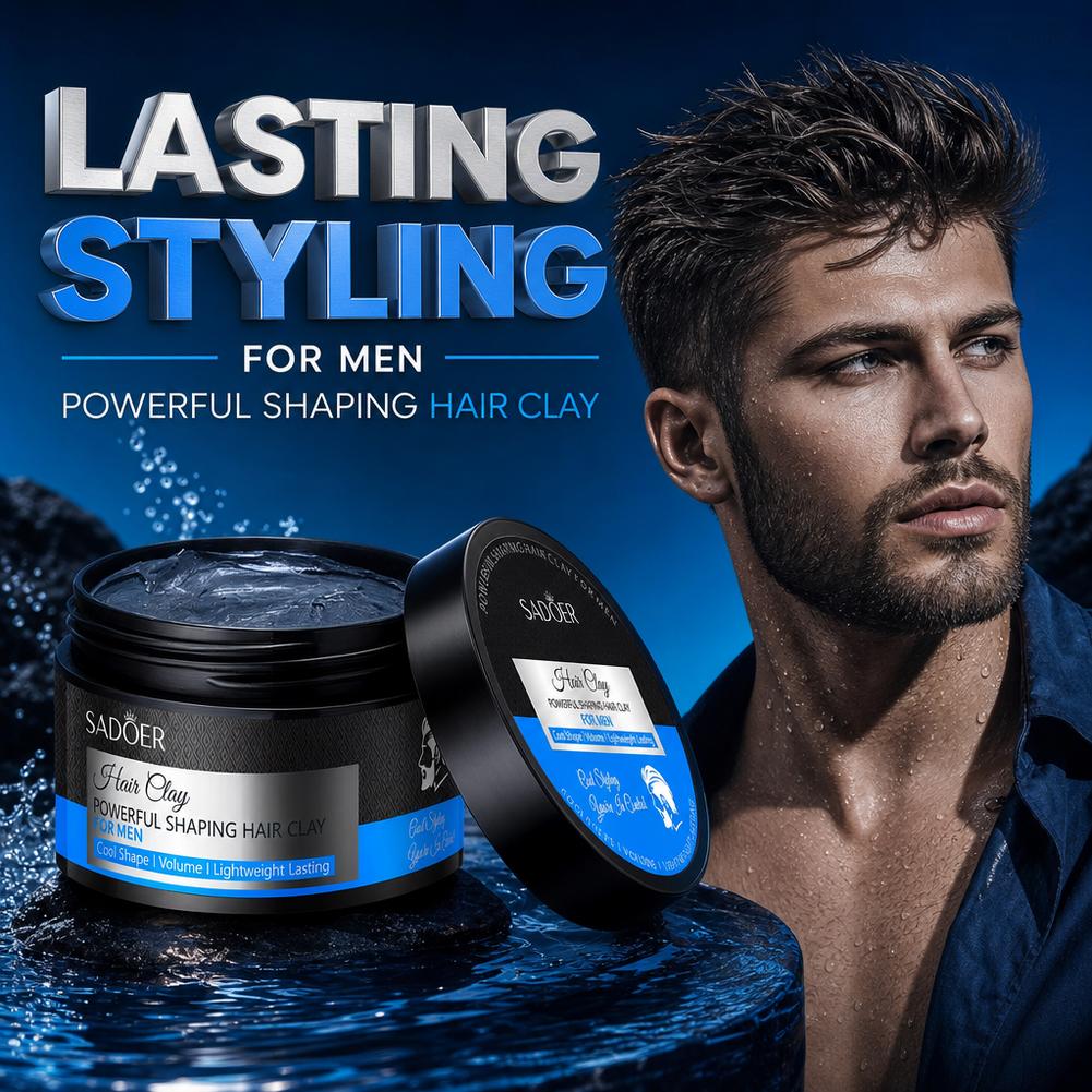 Men's Hair Styling Clay Strong - огляд і ціна Men Grooming Usa