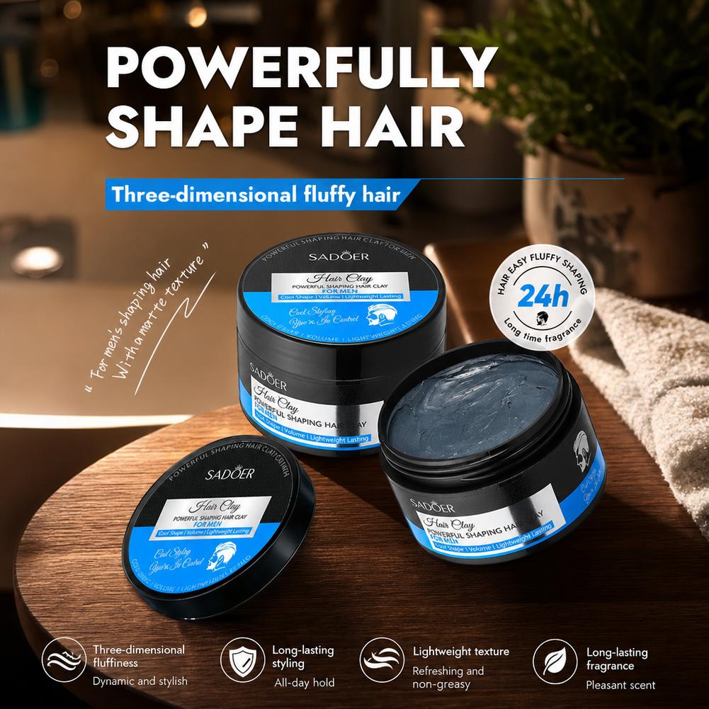 Men's Hair Styling Clay Strong - огляд і ціна Men Grooming Usa