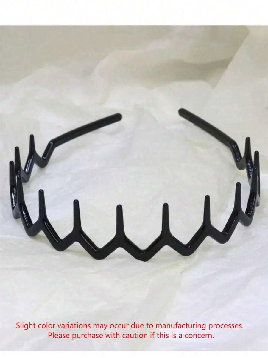 4pcs Black Wavy Toothed Headba - огляд і ціна Face Wash Mens