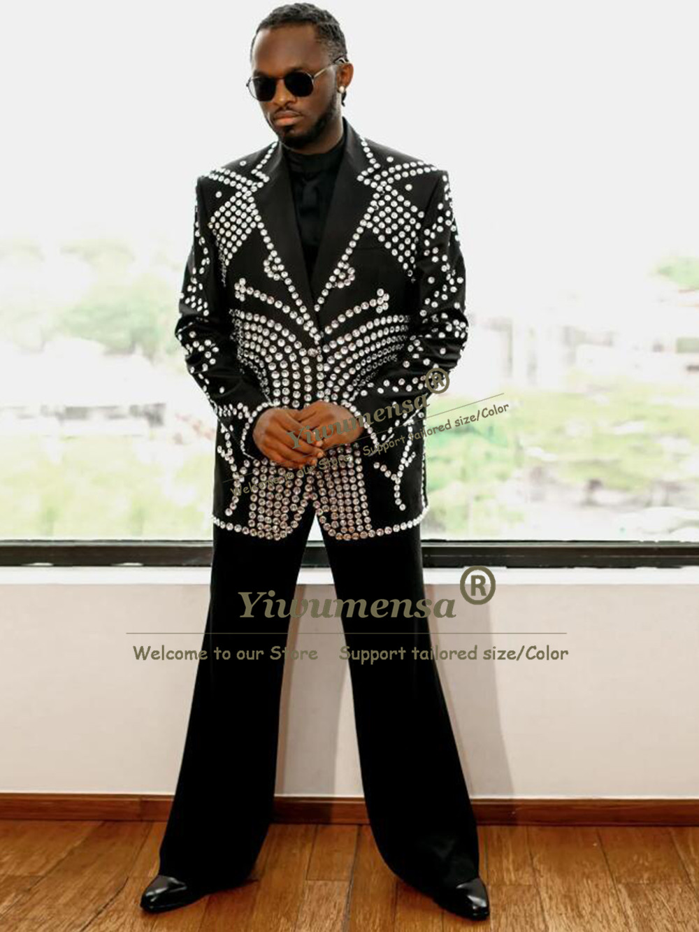 Heavy Beaded Stones Suits Men  - огляд і ціна Men'S Grooming Kits